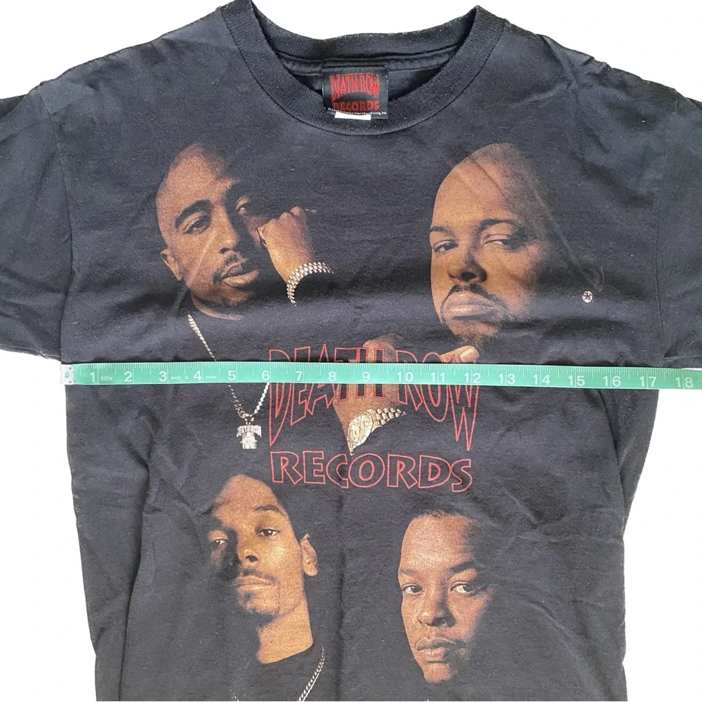 RARE Vintage Death Row Records tee Snoop Dogg Dr. Dre Tupac Suge Knight Size XS - Picture 6 of 8